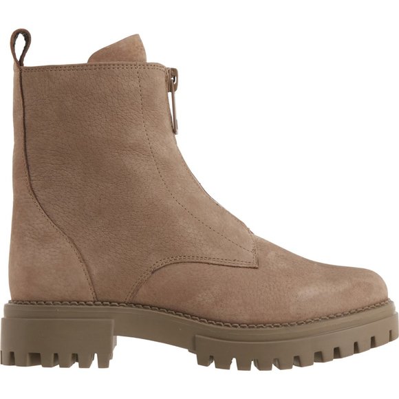 NEW SHOECOLATE Made in India Zip Boots - Nubuck For Women 362sn - Picture 5 of 5